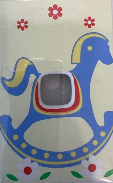 Clip On Neo Dress Up For Light Switches Yellow/Rocking Horse