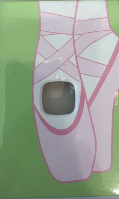 Clip On Neo Dress Up For Light Switches Green/Ballet Shoes