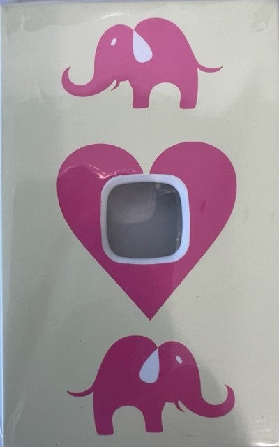 Clip On Neo Dress Up For Light Switches Cream/Elephant
