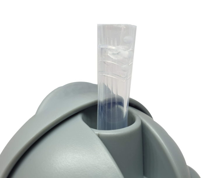 Mininor Tritan Straw Bottle - Grey