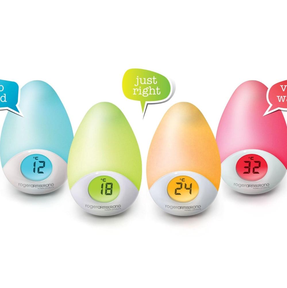 Baby Studio Tear Drop Colour Changing Thermometer Night Light