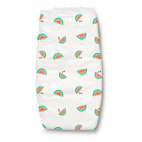 Tooshies Organic Bamboo Nappies - Size 2 Infant 4-8 kg - 48 pk