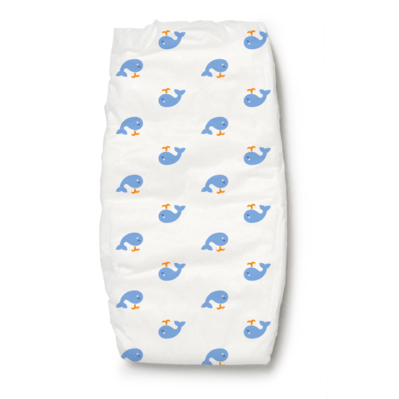 Tooshies Organic Bamboo Nappies - Size 3 Crawler 6-11 kg - 44 pk