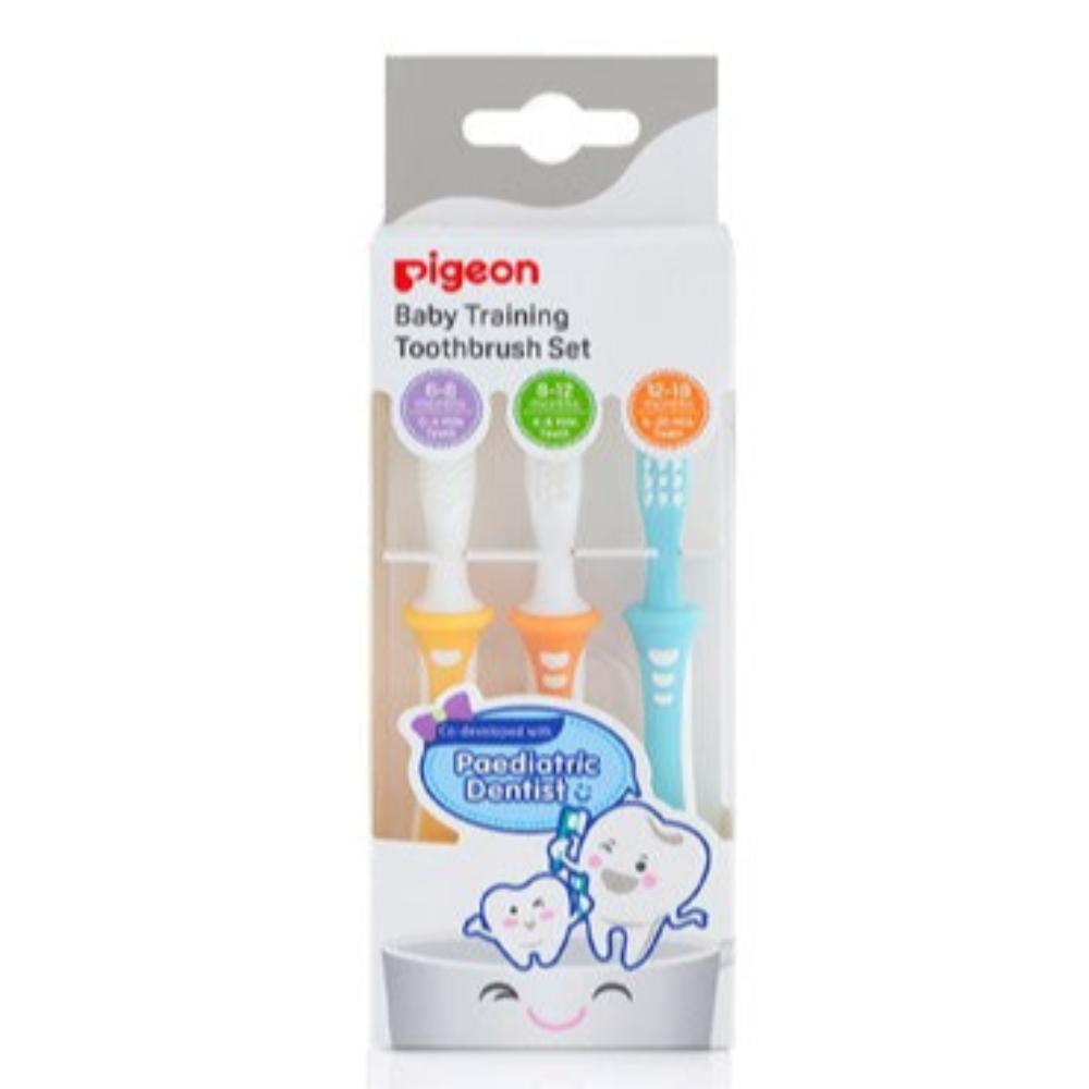 Pigeon Training Toothbrush Set 1 2 3