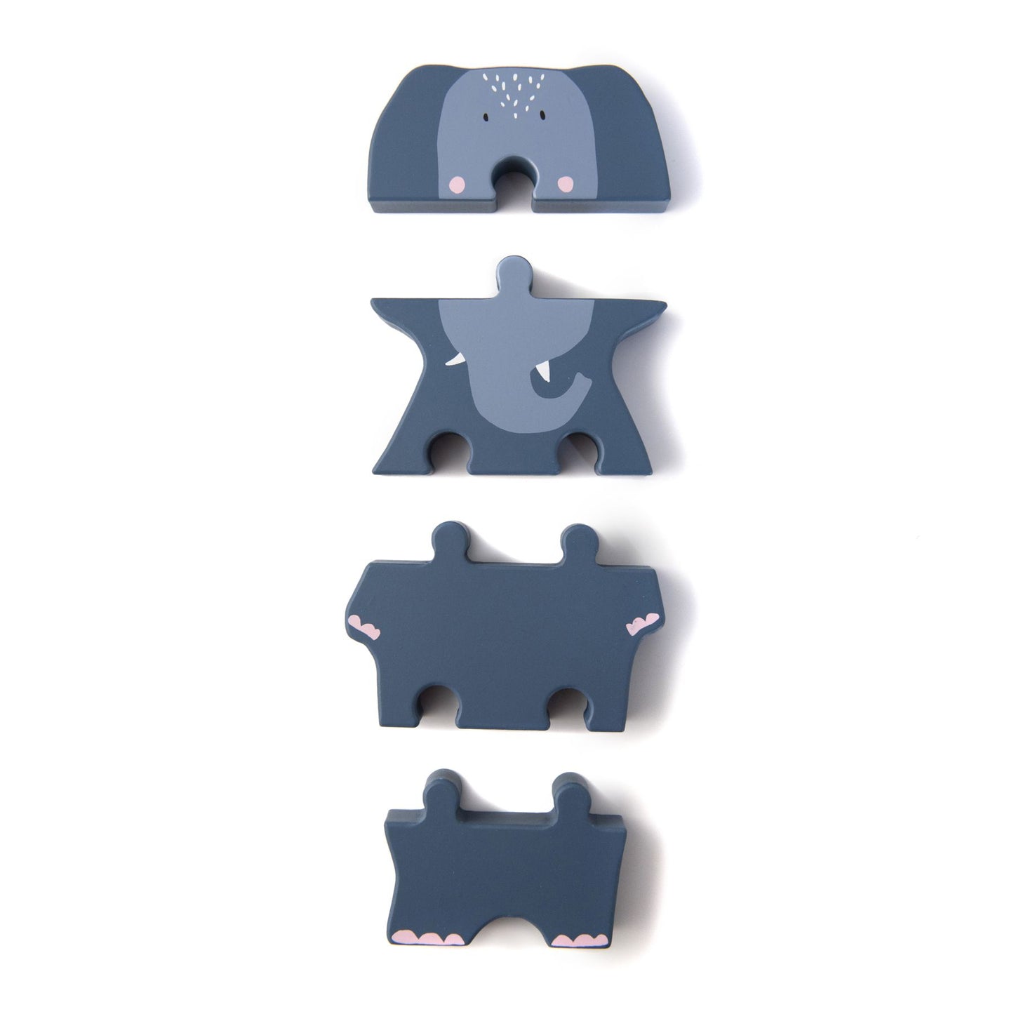 Trixie Wooden Body Puzzle - Mrs Elephant