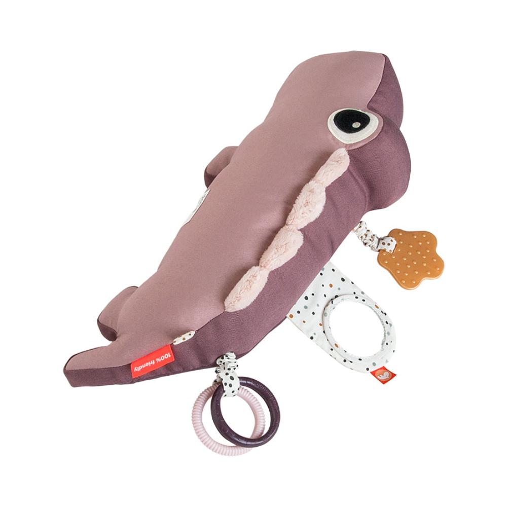 Done by Deer Croco Tummy Time Activity Toy - Powder