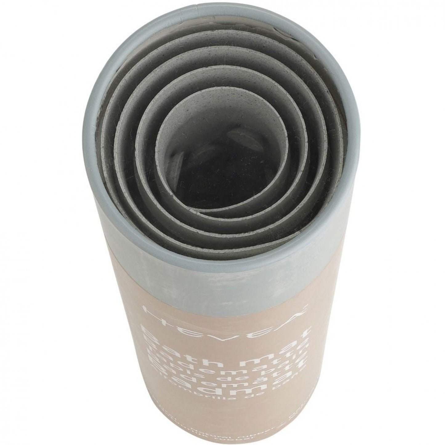 Hevea Upcycled Large Natural Rubber Bath Mat - Granite