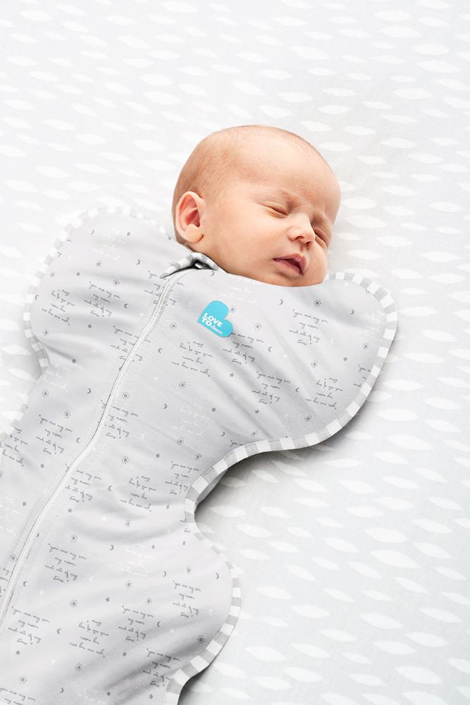 Love To Dream Swaddle Up Lite 0.2 Tog - You are my Grey
