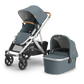 UPPAbaby VISTA V3 with Bassinet - Stone Blue/Silver - Callum + Free Upper Adapters