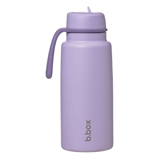 B.Box Insulated Flip Top Drink Bottle 1 litre - Lilac Love