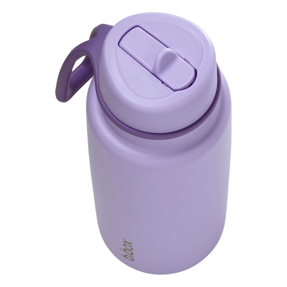 B.Box Insulated Flip Top Drink Bottle 1 litre - Lilac Love