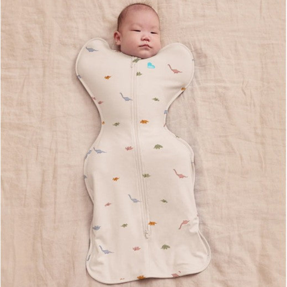 Love To Dream Swaddle Up 1.0 Tog - Dinosnore Cream