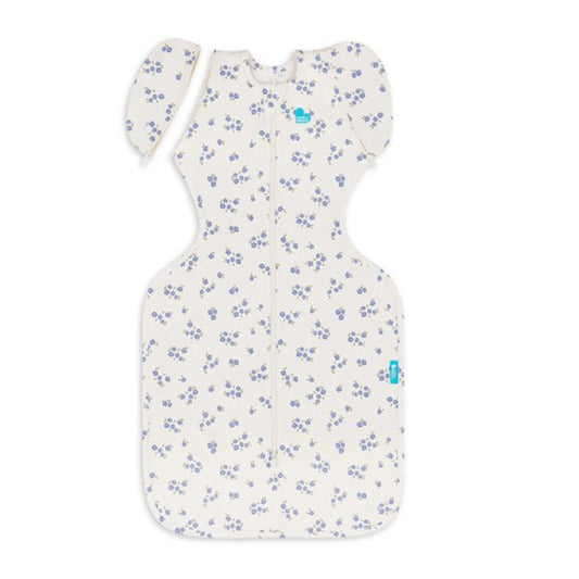 Love To Dream Swaddle Up Transition Bag 1.0 Tog Cotton Fleece - Meadow Jacaranda