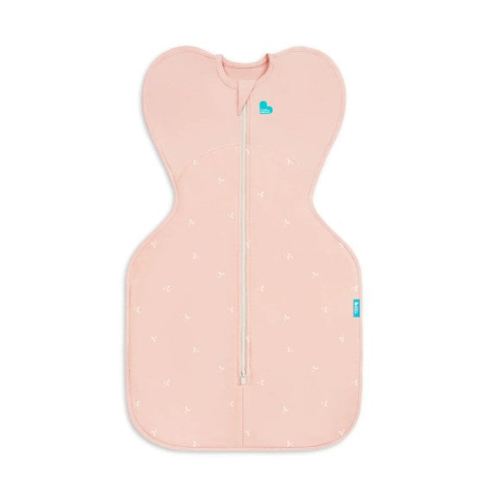 Love To Dream Swaddle Up 1.5 Tog Cotton Fleece - Blush Twigs