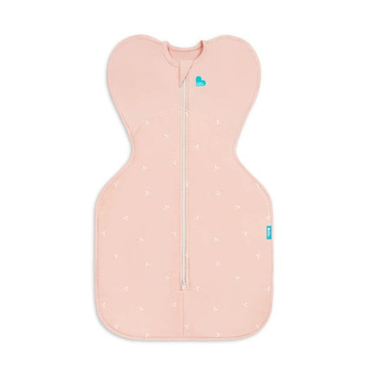 Love To Dream Swaddle Up 1.5 Tog Cotton Fleece - Blush Twigs