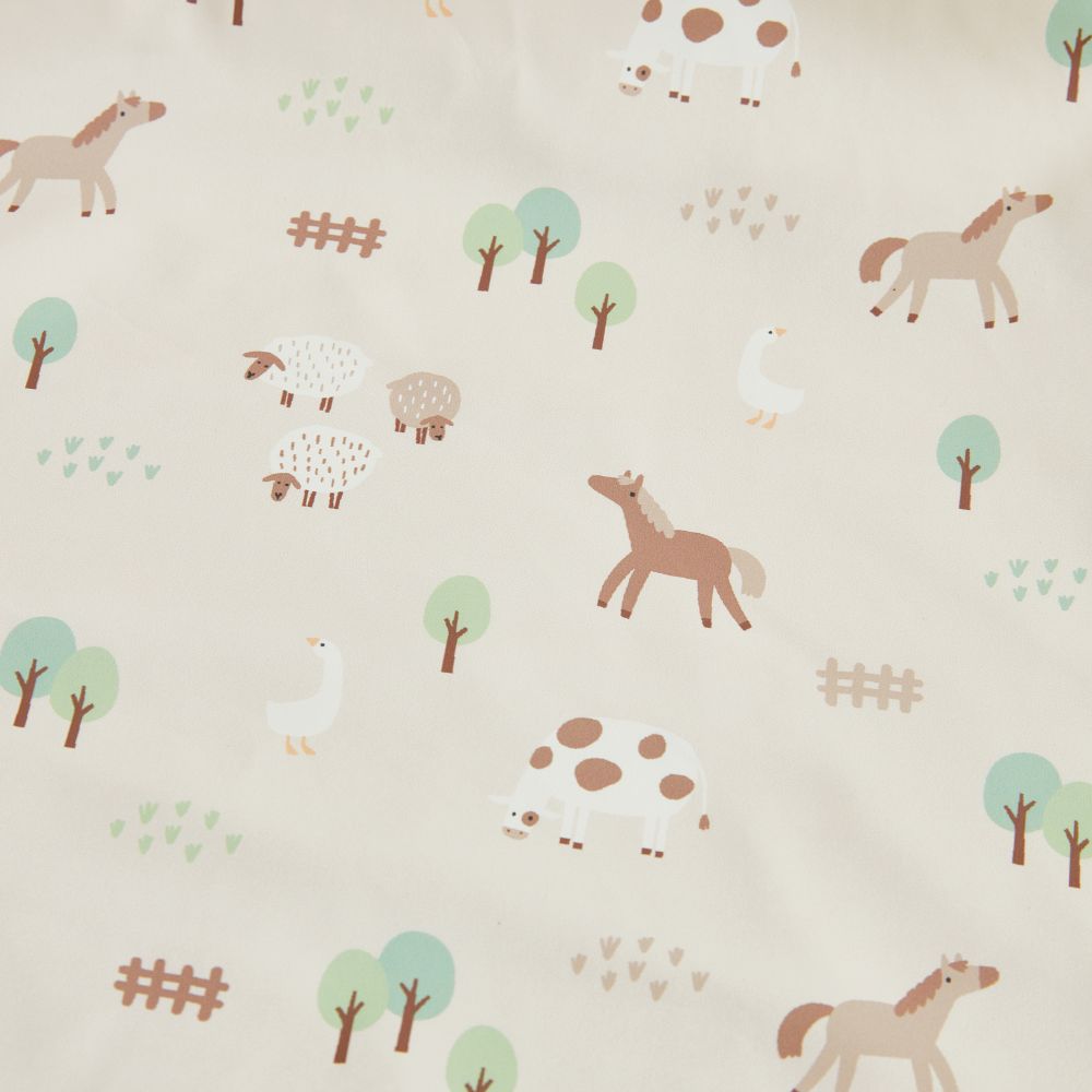 Big Softies Long Sleeve Bib - Farm
