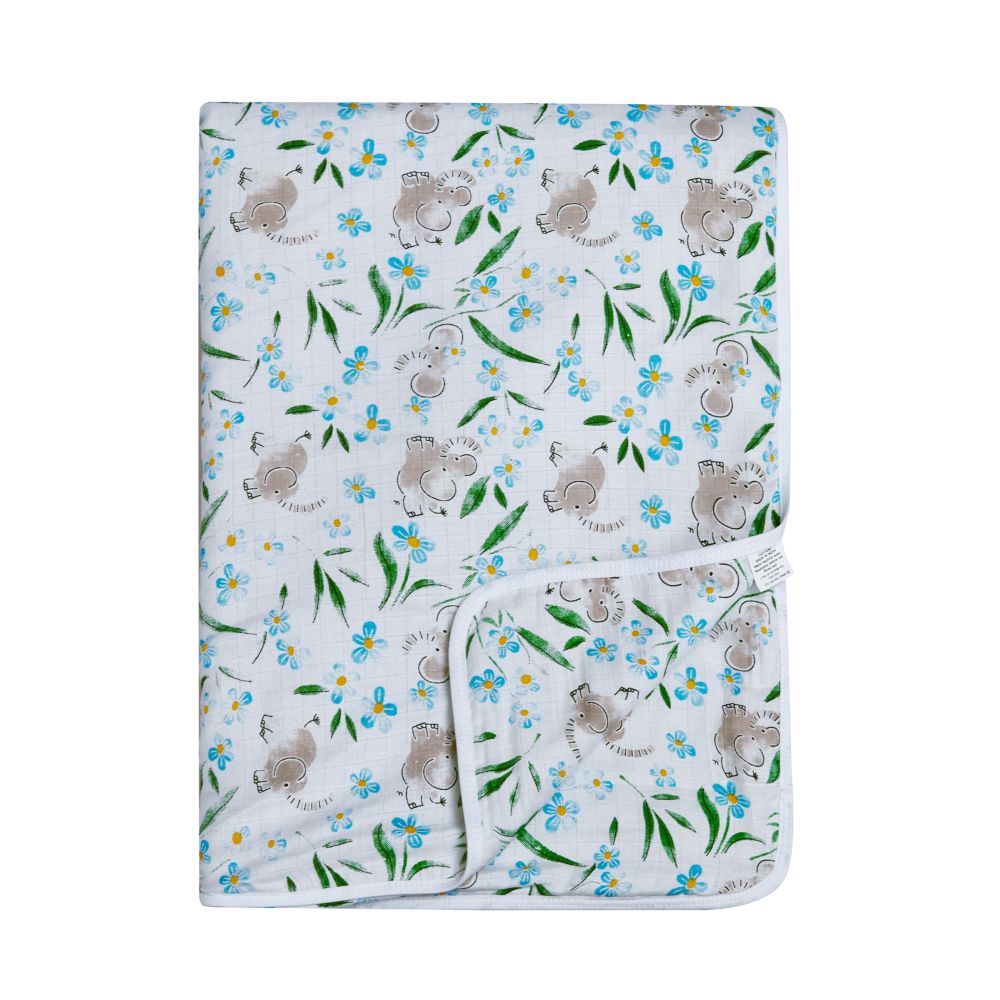 Big Softies Muslin Blanket - Elephant - 102 x 140 cm