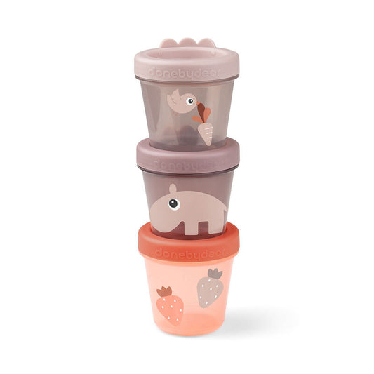 Done by Deer Baby Food Containers - 3 pce Ozzo Powder