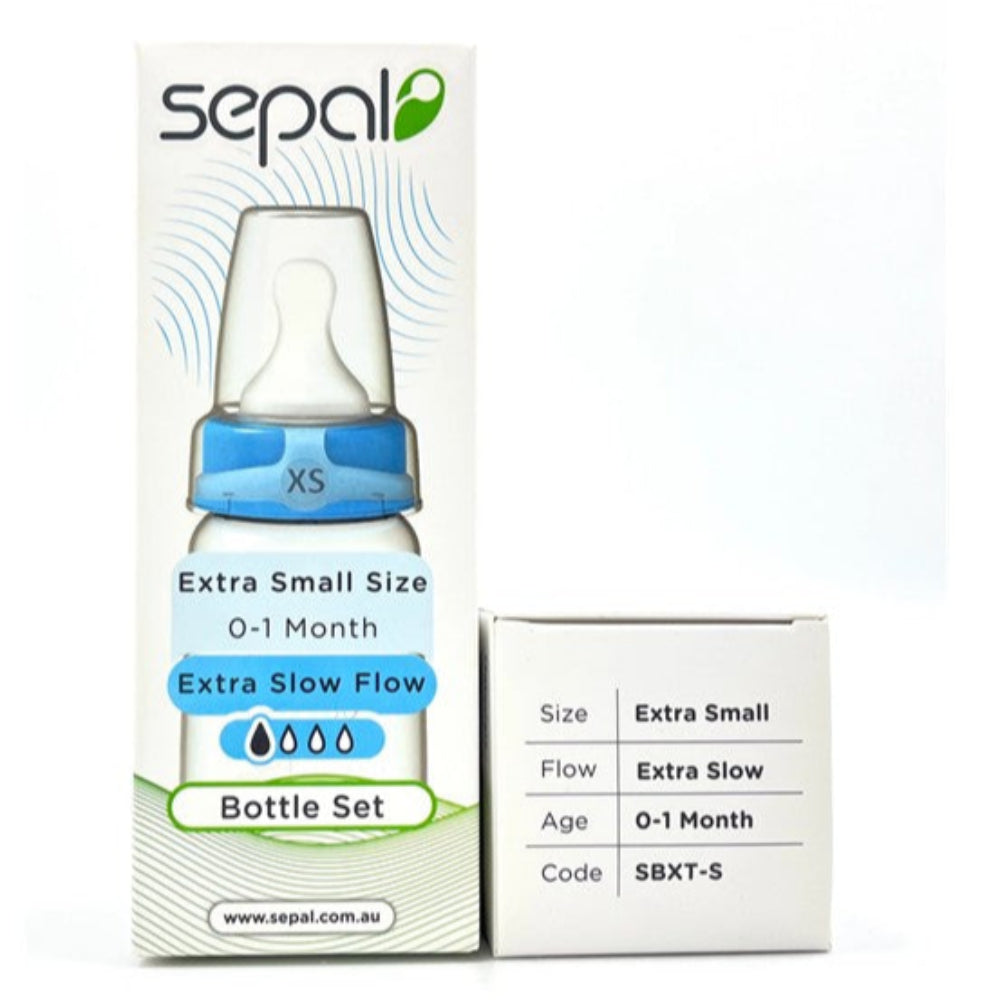 Sepal 150 ml Bottle Set - Extra Small Teat/Extra Slow Flow