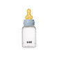 Bibs BPA Free Bottle 150ml Slow Flow - Latex Teat - Baby Blue