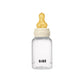 Bibs BPA Free Bottle 150ml Slow Flow - Latex Teat - Ivory