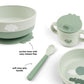 Done by Deer Foodie First Meal Set - Happy Clouds Green