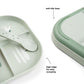 Done by Deer Foodie Compartment Plate - Croco Green