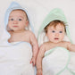 Bubba Blue Confetti Hooded Towel Blue/Sage 2 pk