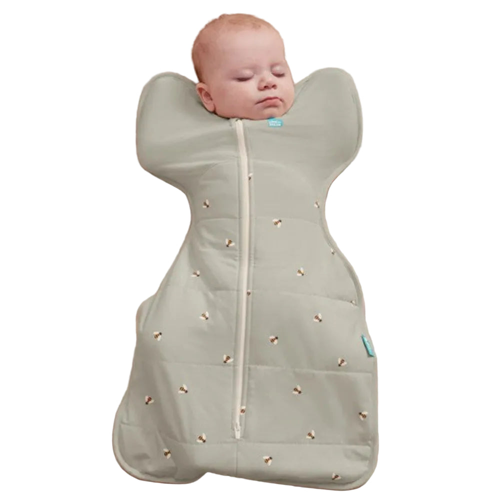 Love To Dream Swaddle Up Warm 2.5 Tog - Bees - Olive