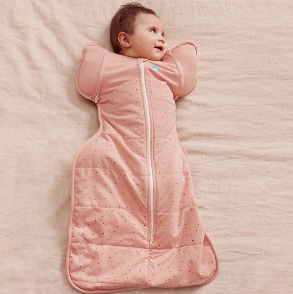 Love To Dream Swaddle Up Transition Bag Warm 2.5 Tog - Pebbles - Rose