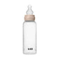 Bibs BPA Free Bottle 270ml Medium Flow - Silicone Teat - Blush