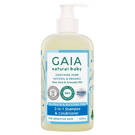 GAIA Baby 2 in 1 Shampoo and Conditioner