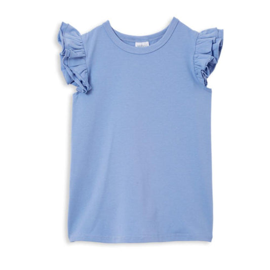 Milky Clothing Blue Detail Tee - Girls