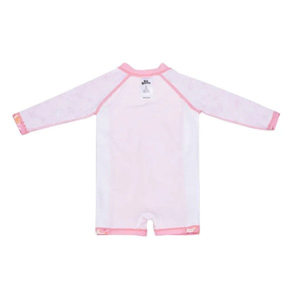 Big Softies Long Sleeve One piece Rashie & Hat - Starfish