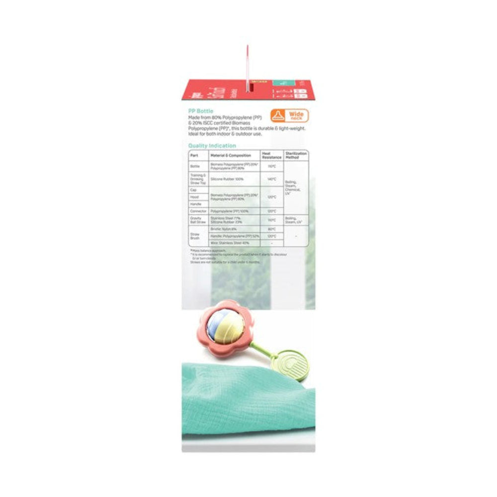 Pigeon SofTouch 2-Step Straw Bottle Set