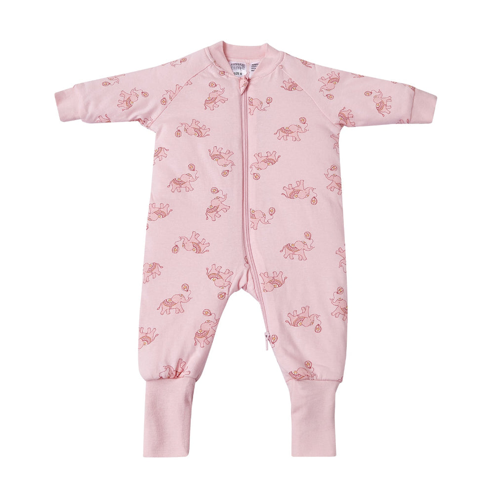 Snugtime Long Sleeve Padded Blanket Sleeper - 3.0 Tog - Elephant