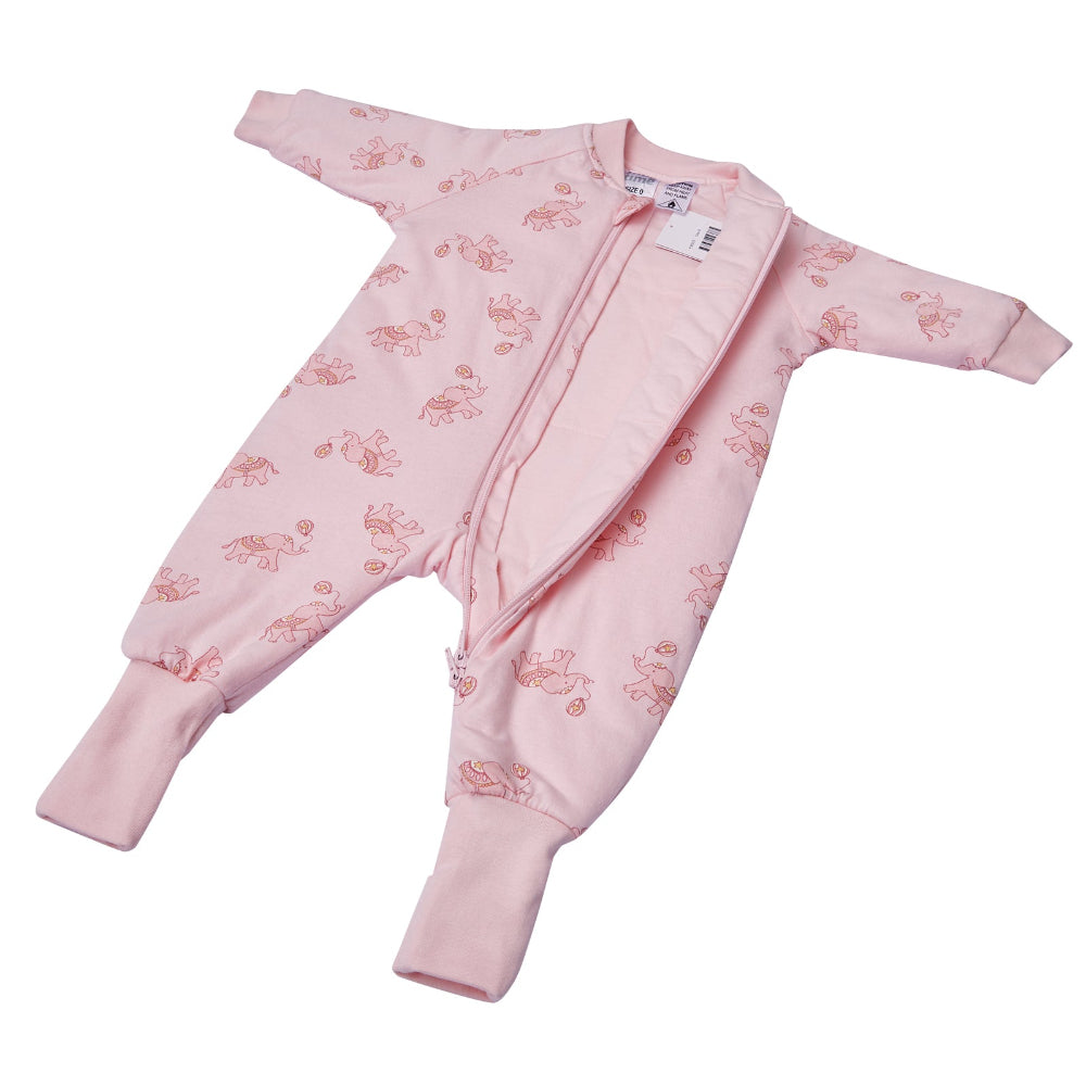 Snugtime Long Sleeve Padded Blanket Sleeper - 3.0 Tog - Elephant