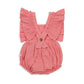 Tiny Twig Ruffle Romper - Berry Ice