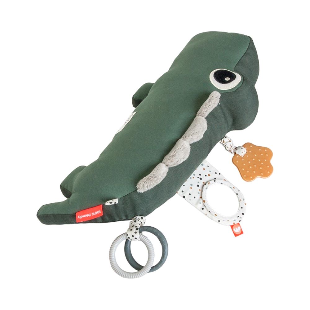Done by Deer Croco Tummy Time Activity Toy - Green