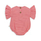 Tiny Twig Bodysuit Frill Sleeve - Berry Ice