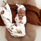 Snuggle Hunny Jersey Wrap & Beanie Set - Lion