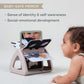 Taf Toys Tummy Time Spinning Book - Black and White