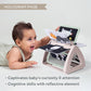 Taf Toys Tummy Time Spinning Book - Black and White