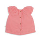 Tiny Twig Ruffle Top - Berry Ice - Girls