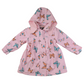 Korango Butterfly Colour Change Terry Lined Raincoat - Fairytale Pink