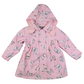 Korango Butterfly Colour Change Terry Lined Raincoat - Fairytale Pink