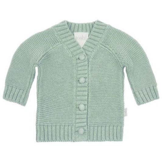 Toshi Organic Baby Cardigan Andy - Jade