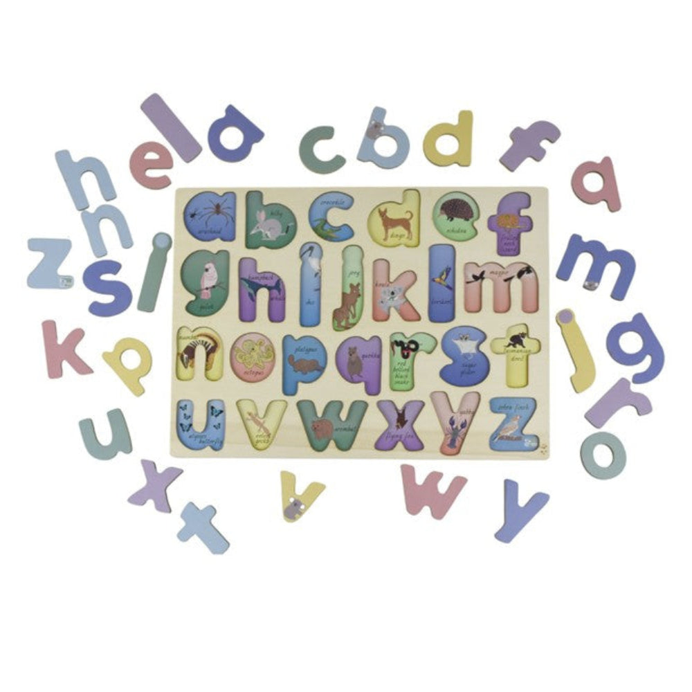 Koala Dream Australian Animals Lowercase Wooden Puzzle
