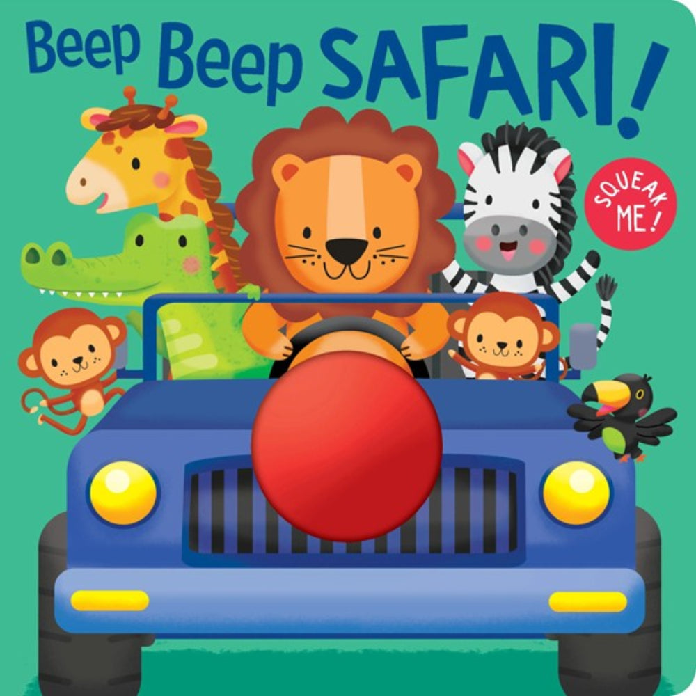 Squeak Me - Board Book - Beep, Beep Safari