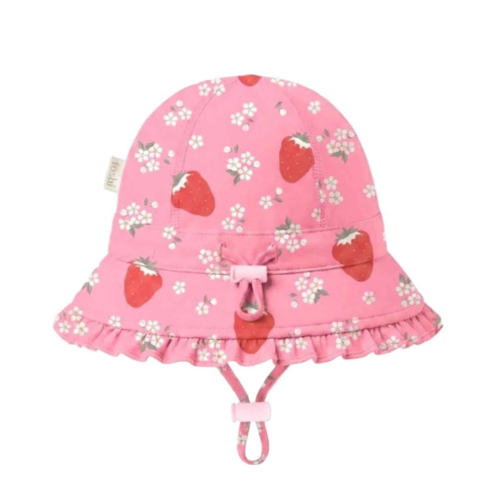 Toshi Swim Bell Hat - Twinkle - Strawberry